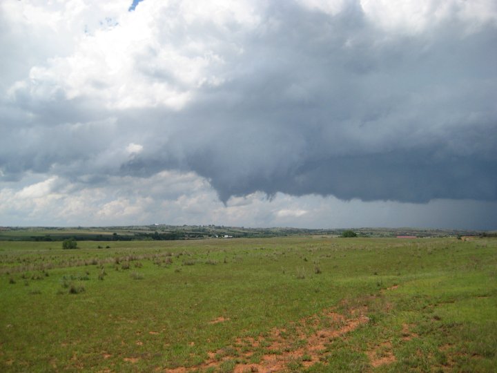 Funnel Cloud near Leedey, Oklahoma
