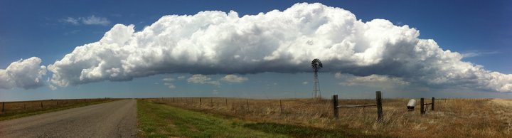 Storms forming near May, OK