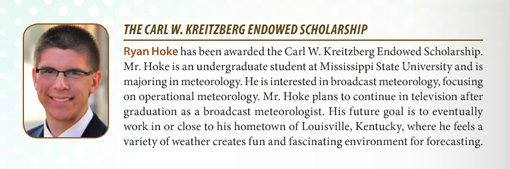 Ryan's AMS Kreitzberg Scholarship