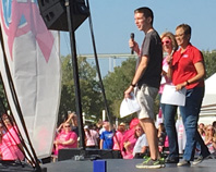 Ryan raises over $4,000 for Making Strides Against Breast Cancer